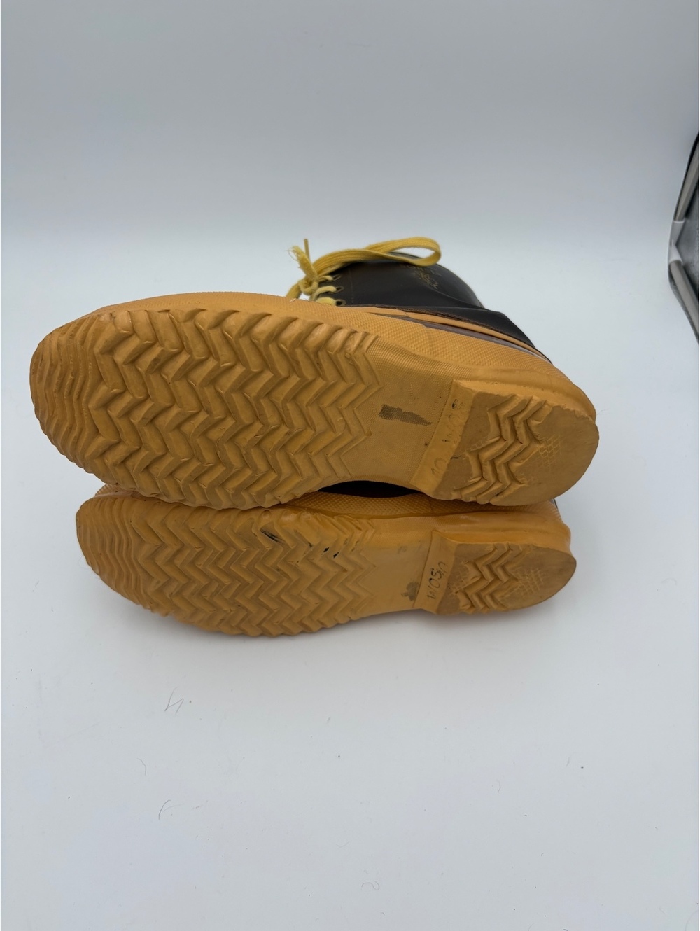 Sorel Arctic Pac Wool Lined Vintage Woman sz 10 Winter Boots Brown and Yellow - Picture 6 of 9